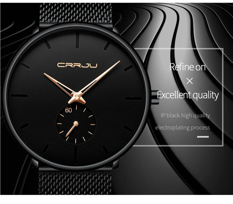 Relógio Masculino Luxuoso e Elegante- CRRJU SIMPLE